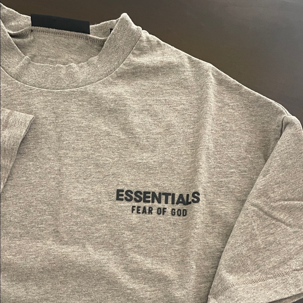 Fear of God Essentials Heather Gray Tee